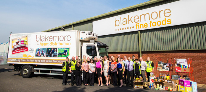 Blakemore Fine Foods truck and depot