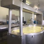 Cheesy insides of Connage Highland Dairy