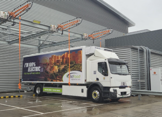 Bidfood opens overhead charging gantry