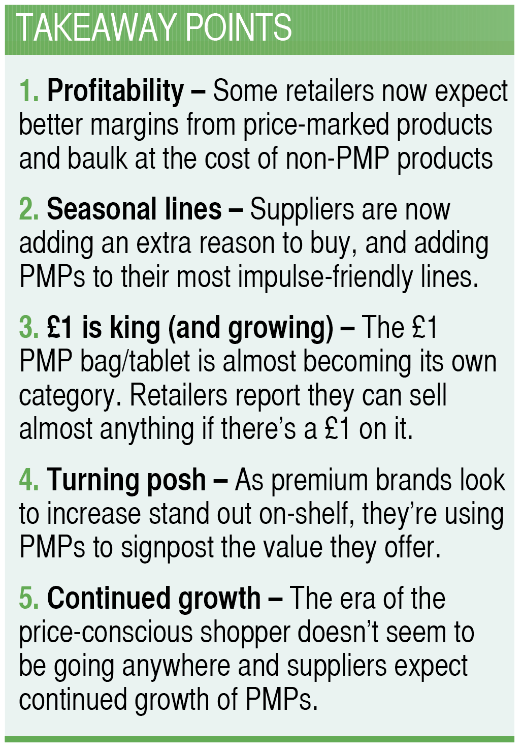 PMPs growth versus non-PMP formats