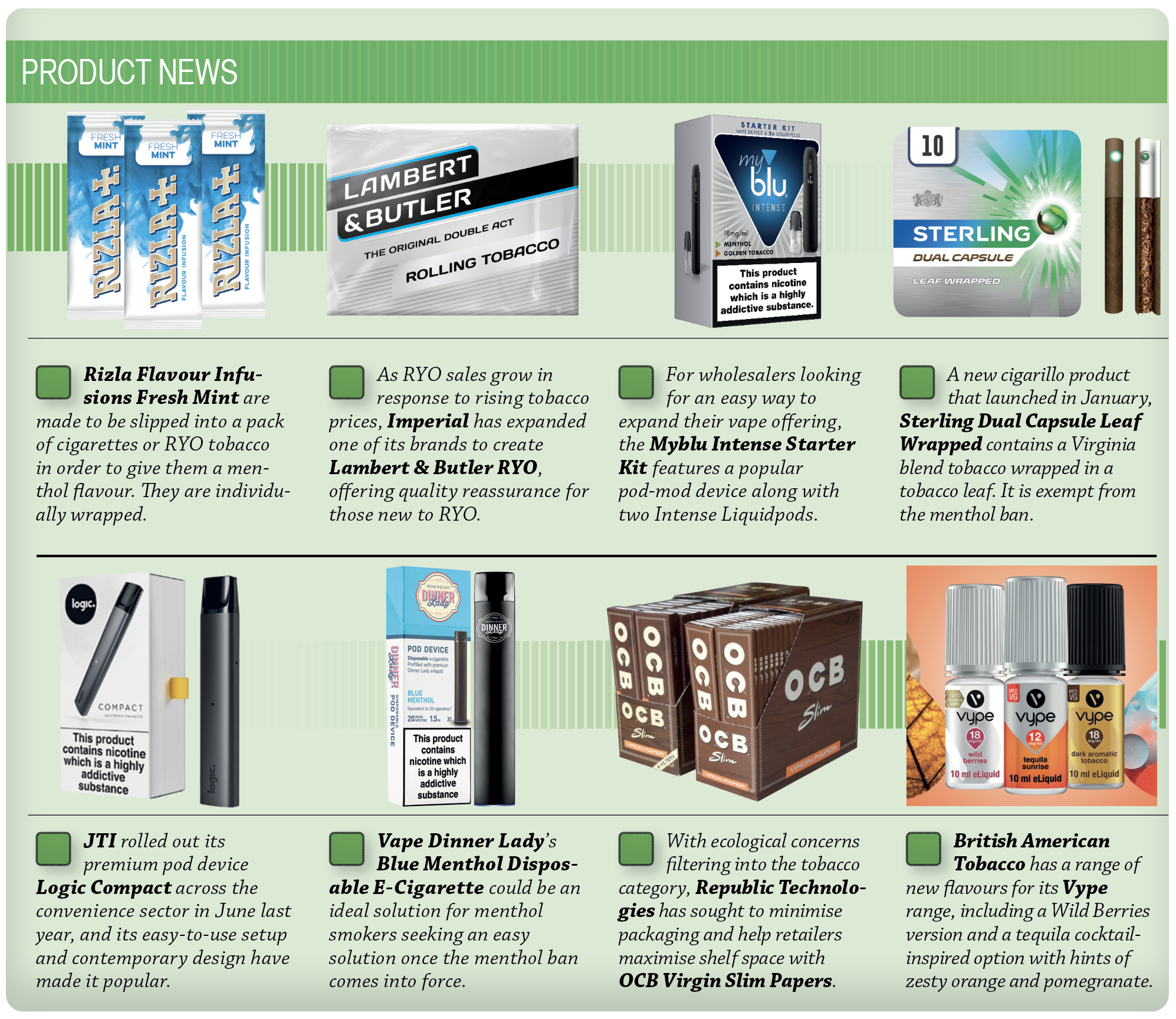 menthol ban product news