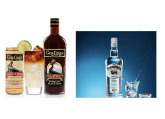 Żubrówka Biała and Goslings Rum secure Booker listings