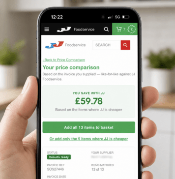 JJ Foodservice launches AI price compare tool jj